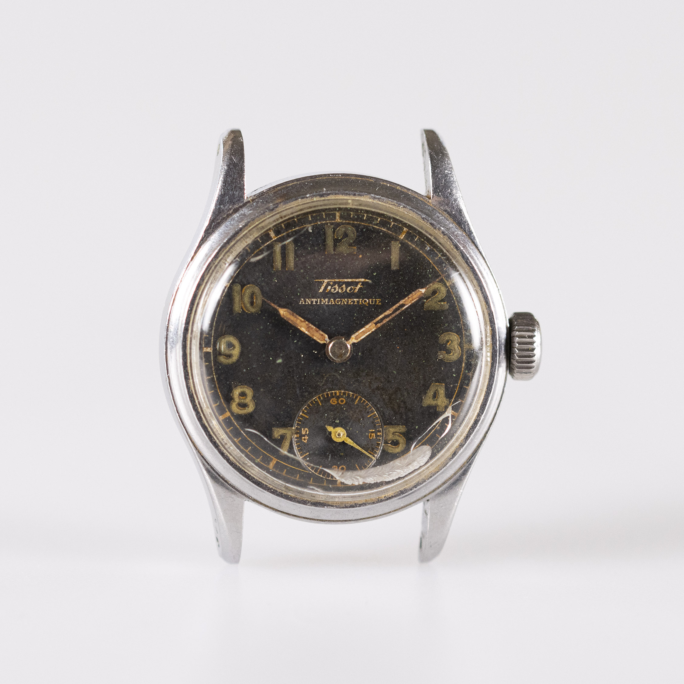 Tissot Antimagnetique 30 5 mm rostfritt st l 1945