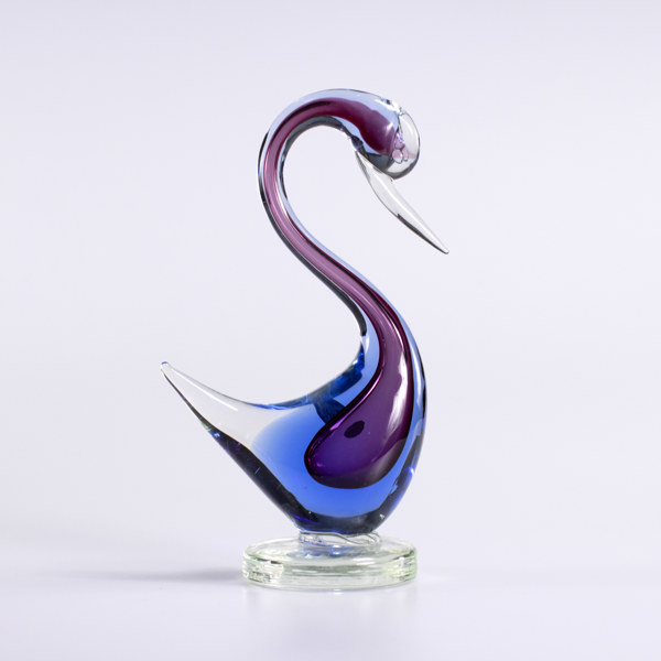 Figurin, fågel, glas, Murano, Italien, höjd 24 cm_30045a_lg.jpeg